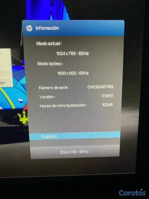 computadoras y laptops - estoy vendiendo este Monitor para yo comprarme otro más moderna  2