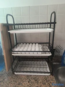 Escurridor de platos de 3 niveles 
