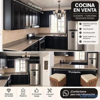 cocina - Cocina en pino tratado 2