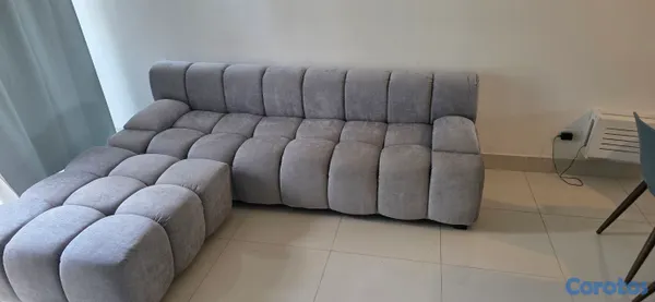 muebles y colchones - juego de mueble con ottomano 2