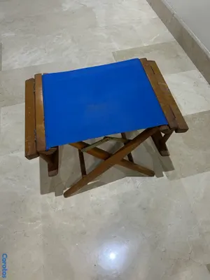 muebles y colchones - Dos Sillas Plegables de madera con descansa brazos  4