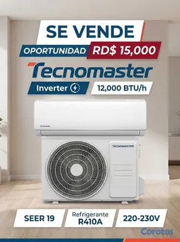 aires acondicionados y abanicos - oportunidad aire acondicionado tecnomaster