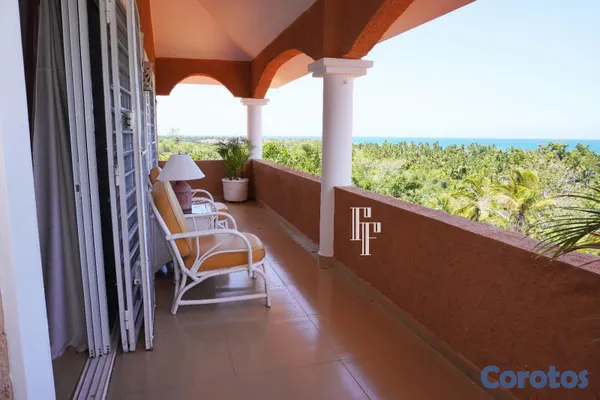 casas vacacionales y villas - Villa en colina con hermosas vista al mar 6