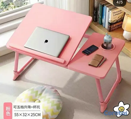 muebles y colchones - Mesa de laptop con su portavasos, Cómoda y practica 🌺🌺🖐️ 2