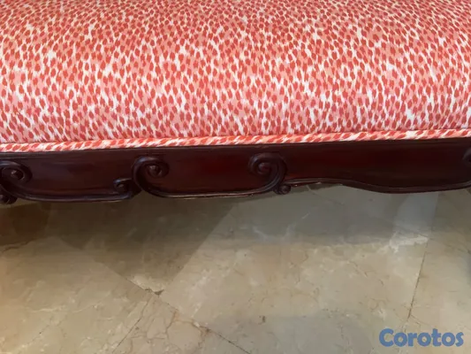 muebles y colchones - Elegante banqueta clásica estilo francés 5
