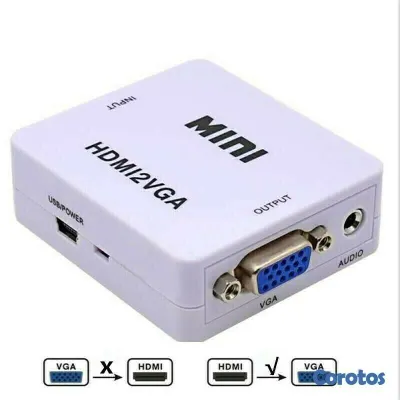 otros electronicos - Convertidor de HDMI a VGA 4
