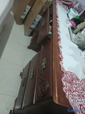 muebles y colchones - Juego de Habitación Vintage en Caoba 3