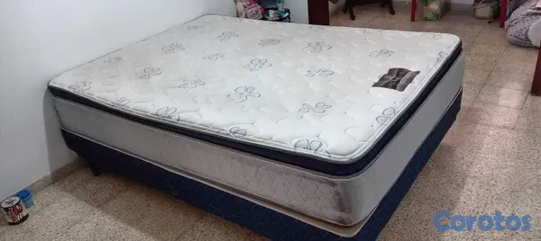 muebles y colchones - Venta cama Queen 2
