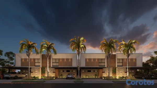 casas vacacionales y villas - Villas tipo TownHouse en Las Canas de Cap Cana 2