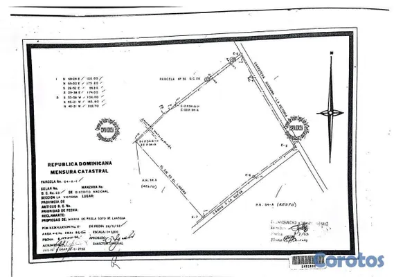 solares y terrenos - En Venta Solar en la Victoria Santo Domingo Norte 2