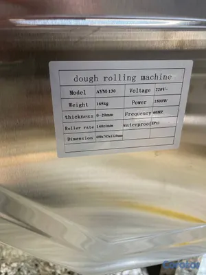 equipos profesionales - Laminadora rodillo de masa harina de 12 pulgadas 9