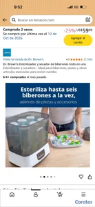 Esterilizador y Secador de Biberones Todo en Uno D