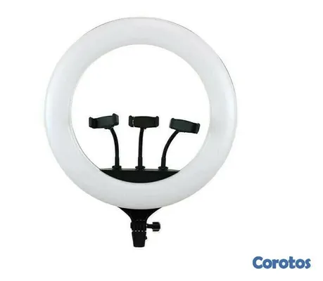 accesorios para electronica - Aro de luz de 18 pulgadas con tripode de 200 cms 2