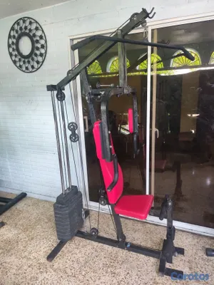 Artículos Deportivos - máquina de ejercicios multifuncional con 100 libras  3
