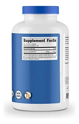 Salud y Equipamiento Médico - Nutricost Zinc Picolinato 50 Mg, 240 Capsulas Vegetarianas - 5