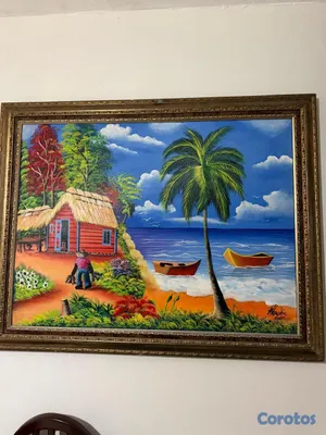 decoración y accesorios - Cuadros de pared pintados a mano.  4