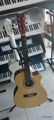 instrumentos musicales - *Guitarra Valencia Electro acústica  y clasica  2