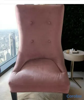 muebles y colchones - Sillad Accent Velvet Rosa - Impecable 12