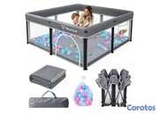 muebles - Corral plegable/ Playpen para bebé 50x50 + mat COMO NUEVO