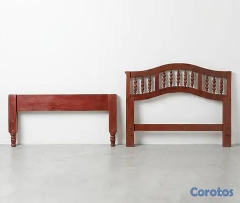 muebles y colchones - Juego de habitación de segunda mano en caoba 2