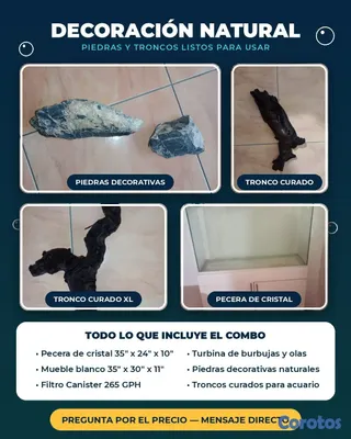 animales y mascotas - Vendo Pescera de 30 Galones con Mueble.
Pecera. Acuario 2