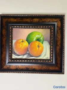 Cuadro de decoración: Bodegón: 9 × 11. RD$ 8,000.00. Negociable.