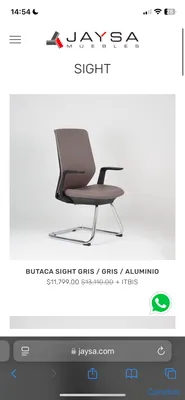 decoración y accesorios - BUTACA SIGHT GRIS / GRIS / ALUMINIO. JAYSA 4