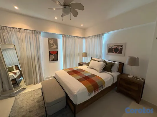 apartamentos - Alquilo Apto 1 HB amueblado en Gazcue 5