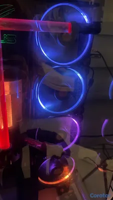computadoras y laptops - Kit de 4 Abanicos Thermaltake Riing RGB 120mm + Controlador Original