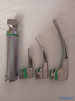 otros electronicos - Laringoscopio Welch Allyn Original (Mango + 3 Hoja 2