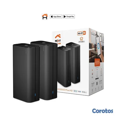 otros electronicos - ROUTER WIRELESS MESH NEXXT BOLT AX3000 PLUS, SISTEMA INALAMBRICO, 2 UNIDADES 4