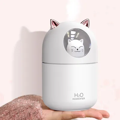 otros electronicos - Humidificador  aromaterapia difusor de aceite con USB, purificador de aire 300ML 2