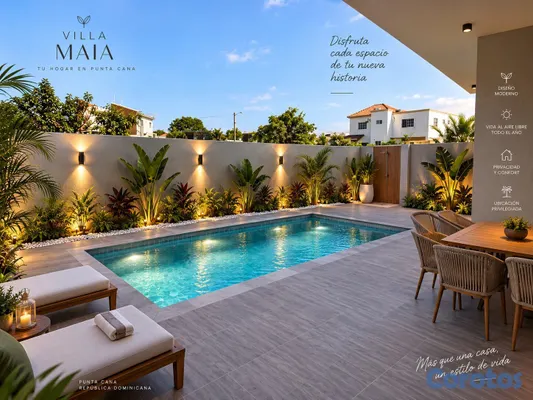 casas vacacionales y villas - Villa Maia en el centro de Bavaro Punta Cana 9
