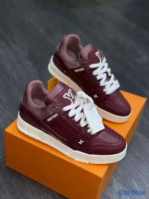 zapatos unisex - Calzado Louis Vuitton LV Blanco White Tenis Teni Sneaker Sneakers 2K25 🐔 5