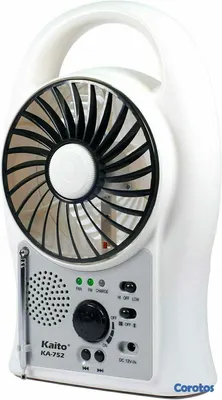 otros electronicos - Ventilador Con panel solar Recargable  2