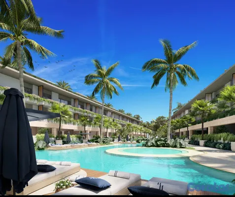 casas vacacionales y villas - Venta de villa tipo dúplex con 3 espaciosas habitaciones en Vista cana 3