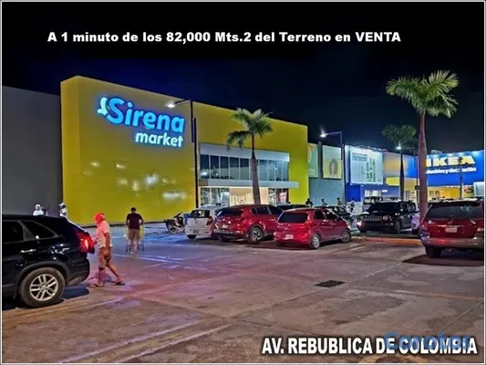 solares y terrenos - VEND0 82,000 MTS.2 DE TERRENO EN LA MISMA REPUBLIC 6