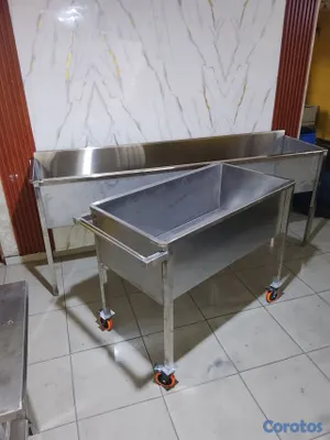 equipos profesionales - tina Acero inoxidable  2