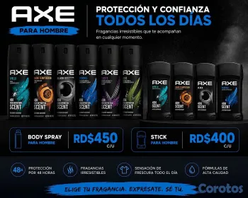 salud y belleza - desodorante axe