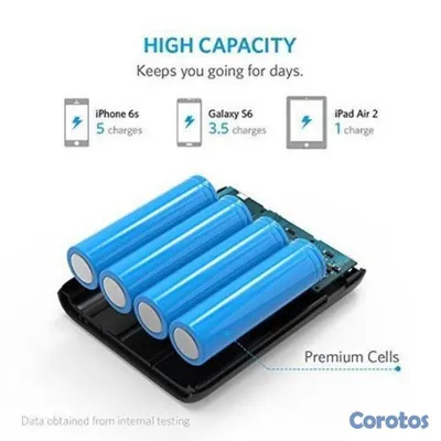 accesorios para electronica - PILA CARGADOR PORTÁTIL ANKER POWERCORE 13000MAH 5