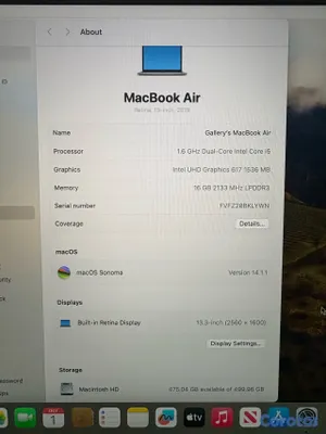 computadoras y laptops - MacBook Air i5 500GB 2