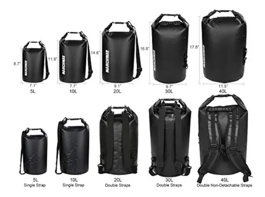 Salud y Equipamiento Médico - Bolsa De Secado Impermeable Flotante 40 L  Marchway  Saco Co 2