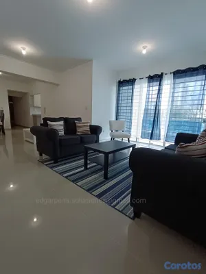 apartamentos - Gazcue alquilo amplio apartamento amueblado  3