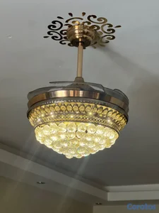 Lámpara con abanico 