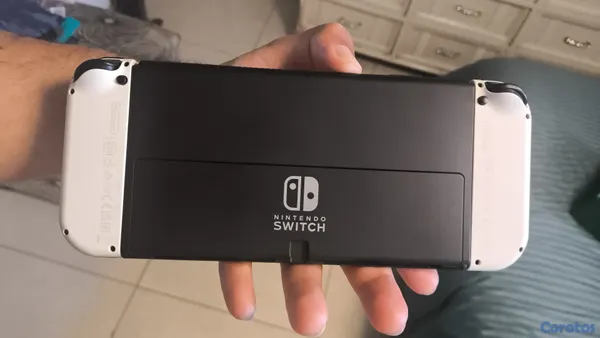 consolas y videojuegos - NINTENDO SWITCH OLED, CON SUS ACCESORIOS, ESTUCHE Y CAJA. 4