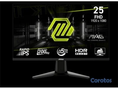 MONITOR MSI, 25", MAG 255F E20, GAMING, 1920 X 108