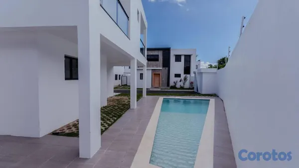 casas vacacionales y villas - White Sands: villa de 3 habitaciones con piscina privada y jardín 2