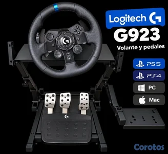 Logitech G923 con volante y pedales