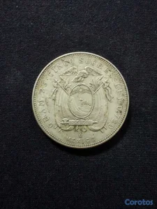 Moneda De Plata Ecuador 1943