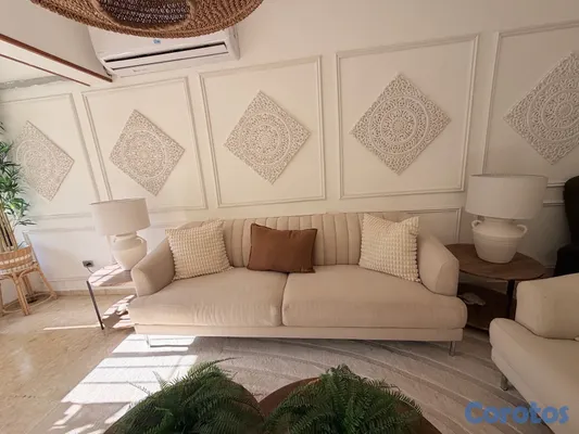 muebles y colchones - 🛋️ JUEGO DE MUEBLES 3 + 2 PUESTOS – EXCELENTE ESTADO 43,500 3